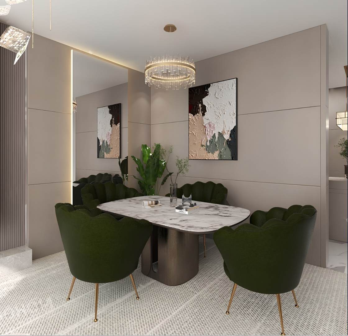 Dining area design render